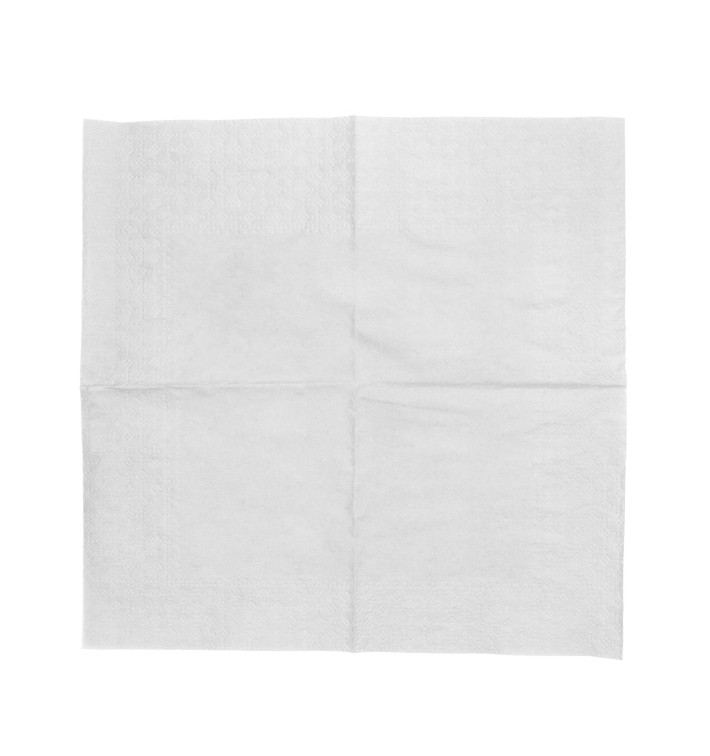 Servilleta de Papel Cocktail 20x20cm Blanca (3.000 Uds) Servilleta de Papel Cocktail 20x20cm Blanca (3.000 Uds)