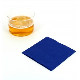 Servilleta de Papel Cocktail 20x20cm Azul (3.000 Uds)