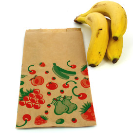 Bolsa Kraft para Fruta 14+7x28cm (1000 Unidades)