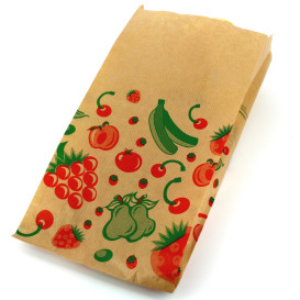 Bolsa Kraft para Fruta 14+7x28cm 