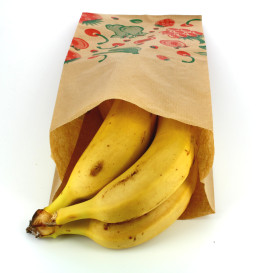 Bolsa Kraft para Fruta 14+7x28cm (1000 Unidades)