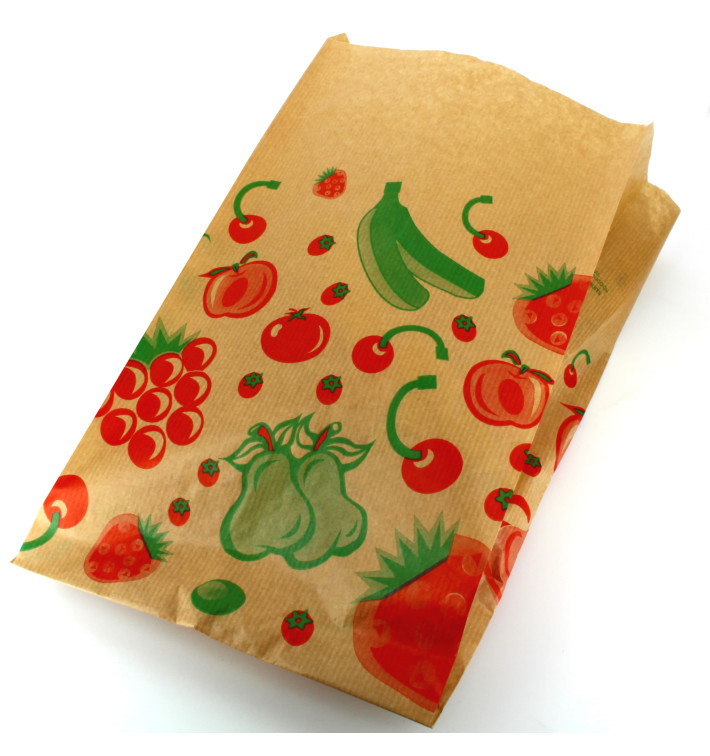 Bolsa Kraft para Fruta 22+12x36cm 