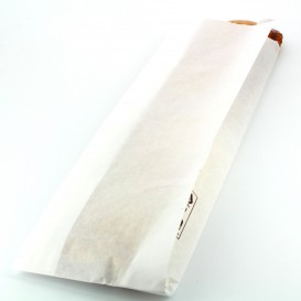 Bolsa de Papel blanca 9+5x32cm (250 Unidades)