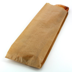 Bolsa de Papel Kraft 9+5x32cm (250 Unidades)