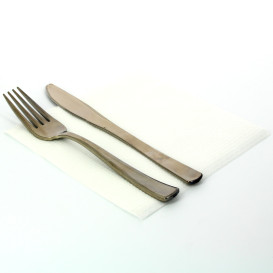 Servilleta de Papel Blanca 33x33 1 Capa Blanca (100 Uds)