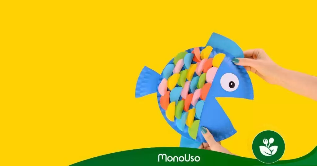 Manualidades con platos plásticos