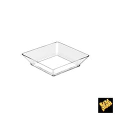 Plato Degustacion Small Plate Transparente 62x62x55 mm (25 Uds)