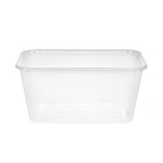 Tarrina Plastico Rectangular PP 1000ml (50 Uds)