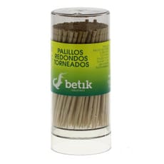 Palillos de Madera Redondo Torneado 65mm 