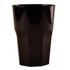 Vaso Plastico para Cocktail Negro PP Ø84mm 350ml (20 Uds)