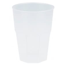 Vaso de Plastico "Frost" Blanco PP 350ml (20 Uds)