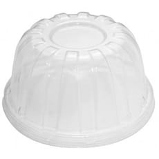 Tapa Alta Plastico PS Transparente para Foam Ø11,7cm (50 Uds)