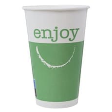 Vaso Cartón 12 Oz/360 ml "Enjoy" Ø8,0cm (100 Uds)