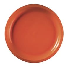 Plato de Plastico Naranja Round PP Ø290mm (25 Uds)