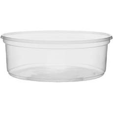 Tarrina de Plastico Transparente 150ml Ø10,5cm (50 Uds)