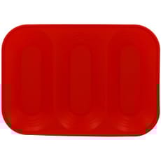Bandeja de Plastico PP "X-Table" 3C Rojo 330x230mm (2 Uds)