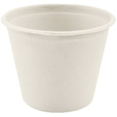 Tarrina de Caña de Azucar Blanca 450ml (50 Uds)