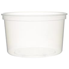 Tarrina de Plastico Transparente PP 500ml Ø11,5cm (500 Uds)