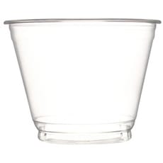 Tarrina para Helados 270ml Transparente PET Ø9,3cm (50 Uds)