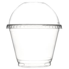 Tapa Cupula Cerrada Tarrina PET 270ml Ø9,3cm (100 Uds)