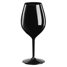 Copa Reutilizable para Vino Tritan Negro 510ml (1 Ud)