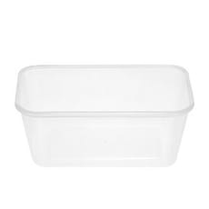 Tarrina Plastico Rectangular PP 750 ml (50 Uds)