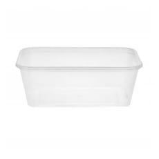 Tarrina Plastico Rectangular PP 750 ml (50 Uds)