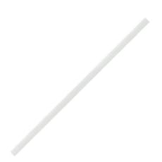 Pajita Recta de Papel Blanco Ø6mm 19,7cm (500 Uds)