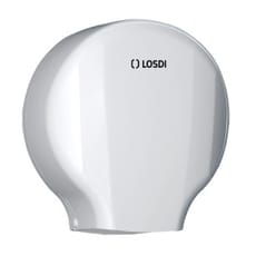 Dispensador Papel Higiénico 300m ABS Blanco (1 Ud)