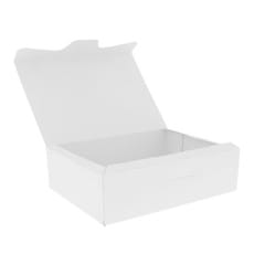 Caja Pasteleria Carton 18,2x13,6x5,2cm 500g Blanca (25 Uds)