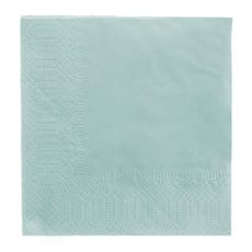 Servilleta Papel Cenefa 20x20 2C Celeste (100 Uds)