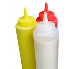 Peras para Salsas Plástico Translúcido 240ml (6 Uds)