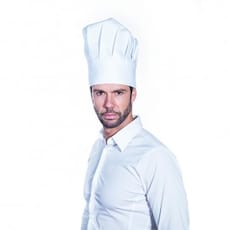 Gorro Cocinero Chef Algodón Blanco (1 Unidad)