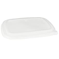 Tapa Plástico PP Envase Caña Azúcar 21x16cm (50 Uds)