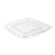Tapa Plana Plástico para Bol PET 120x120mm (100 Uds)