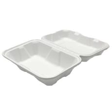 Envase MenuBox Caña Azúcar Blanco 23x15x7,7cm (50 Uds)
