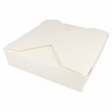Caja Carton Americana Blanca 21,7x21,7x6cm 2910ml (35 Uds)