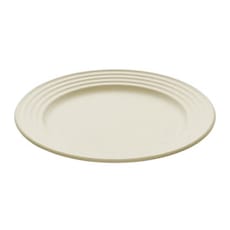 Plato Caña de Azucar Premium Wave Natural Ø23cm (50 Uds)