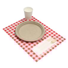 Mantel Individual Papel 30x40cm "Vichy" 40g (1.000 Uds)