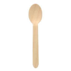 Cuchara de Madera BIO Enfundada 16cm (25 Uds)