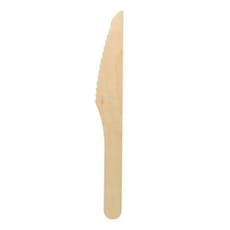 Cuchillo de Madera BIO Enfundado 16,5cm (25 Uds)