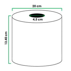 Papel Higienico Industrial 2C 1000g 325m (6 Uds)