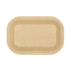 Bandeja de Cartón Antigrasa Kraft 15x23cm 245g/m² (50 Uds)