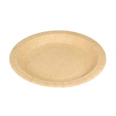 Plato de Cartón Redondo Antigrasa Kraft Ø18cm 245g/m² (50 Uds)