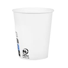 Vaso Cartón 6 Oz/180ml Blanco Ø7,0cm (100 Uds)