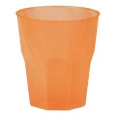Vaso de Plastico "Frost" Naranja PP 270ml (20 Uds)