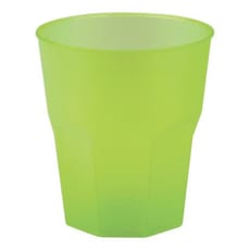 Vaso de Plastico "Frost" Verde Lima PP 270ml (20 Uds)