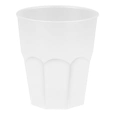 Vaso de Plastico "Frost" Blanco PP 270ml (20 Uds)