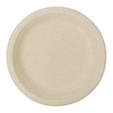 Plato de Pulpa de Trigo Natural Ø18cm (50 Uds)