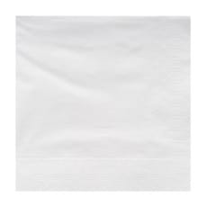 Servilleta Papel Cenefa Blanca 40x40cm 2C (50 Uds)